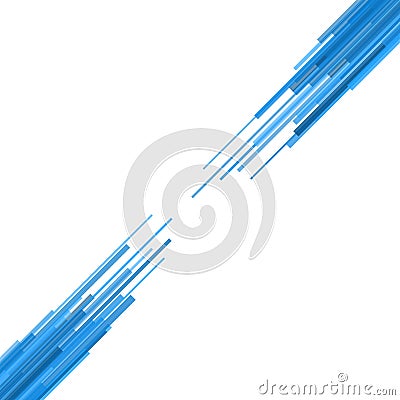 Blue Straight Lines Abstract Background. Vector Vector Illustration