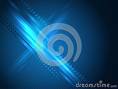 Blue Straight lines abstract vector background Vector Illustration