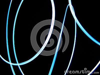 Blue Swirl Stock Photo