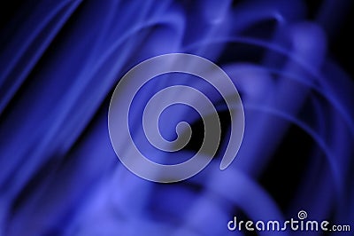 Blue Swirls Background Stock Photo