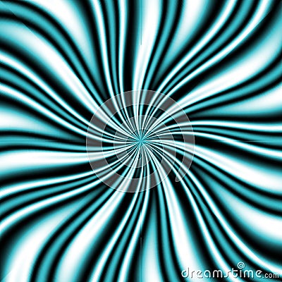 Blue Swirly Vortex Stock Photo