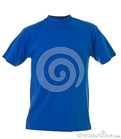 Blue t-shirt Stock Photo