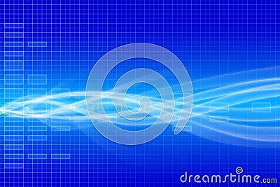 Blue technical background Stock Photo