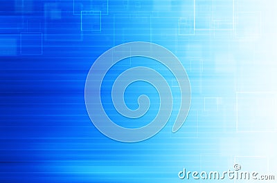 Blue technology abstract background Stock Photo