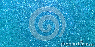 Blue glitter textured background. Stock Photo