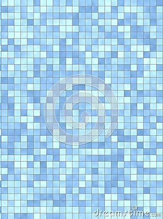 Blue tile background Stock Photo