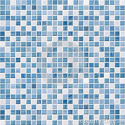 Blue tile wall high resolution Stock Photo