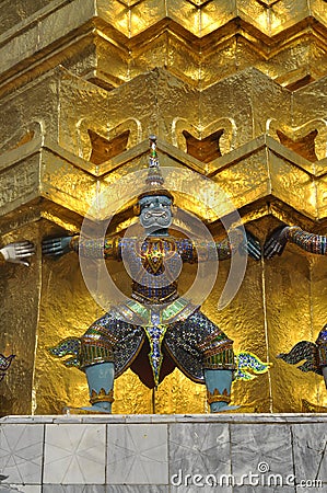 Blue Titan Giant Thailand Lade Stock Photo