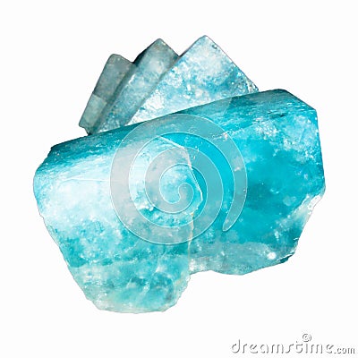 Blue topaz rocks Stock Photo