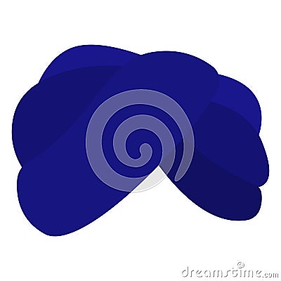 Blue Turban Vector Illustration