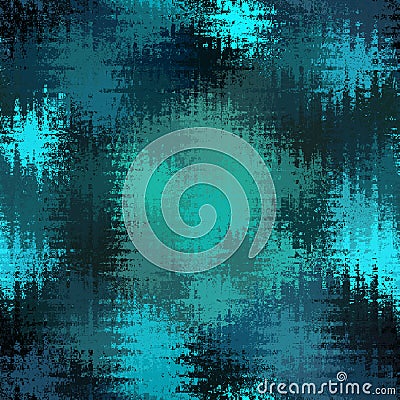 Blue and turquoise wave triangles backround with blured effect Stock Photo