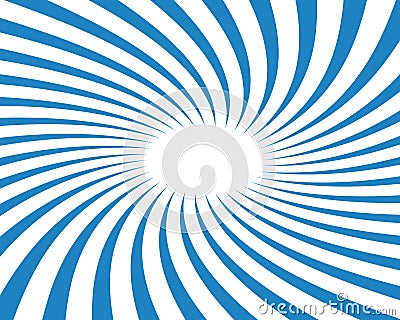 Blue Twirled Vector Background Ray Stock Photo