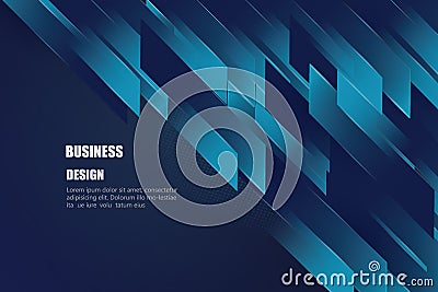 Blue Vector Background Design for your website and messages Vector Illustration