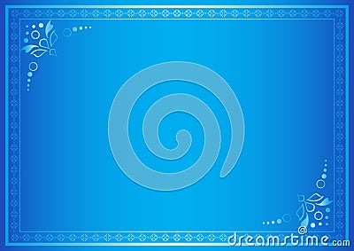 KHUNG HÌNH ĐẸP Blue-vector-elegant-frame-gradient-17222055