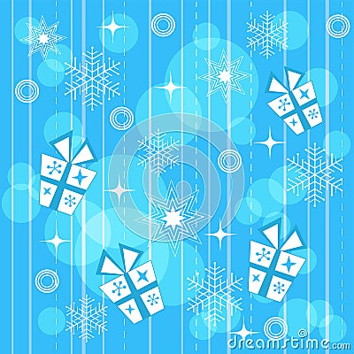 Blue vivid pattern. Vector Illustration