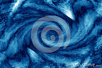 Blue vortex abstract Stock Photo