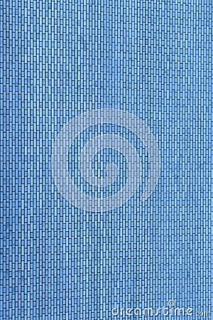 Blue wall made of brick for backgrounds and textures. Stock Photo