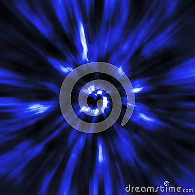 Blue Warp Abstract Stock Photo