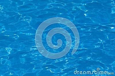 Blue water background Stock Photo