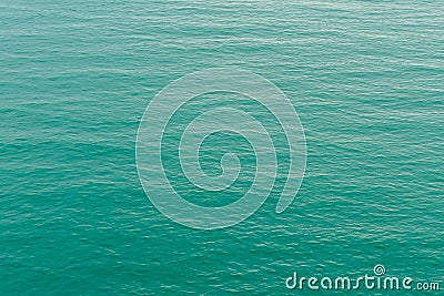 blue water background of sea, in cinque terre, Liguria, Italy Stock Photo