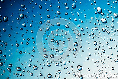 Blue water drop Background ,Stock Image Cartoon Illustration