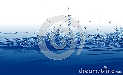 Water splash background Stock Photo