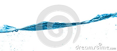 Water split line Stock Photo