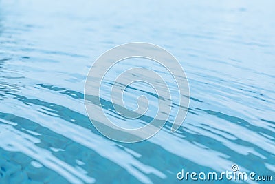 Blue water swimming pool Stock Photo