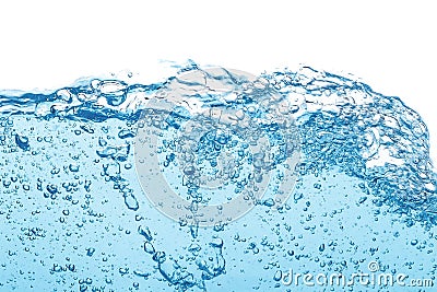 Blue water wave abstract background Stock Photo