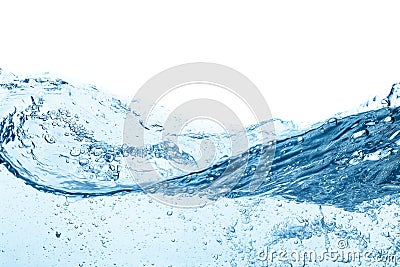 Blue water wave abstract background Stock Photo