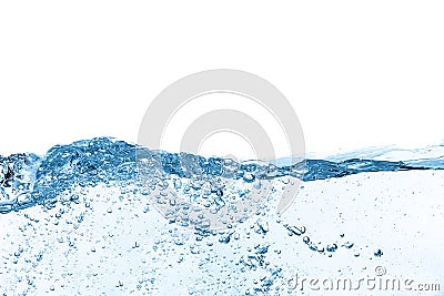 Blue water wave abstract background Stock Photo