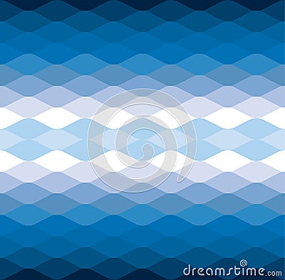 Blue wave water cool vector pattern background Vector Illustration