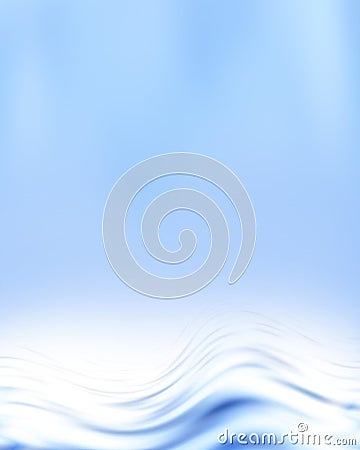 Blue waves Stock Photo