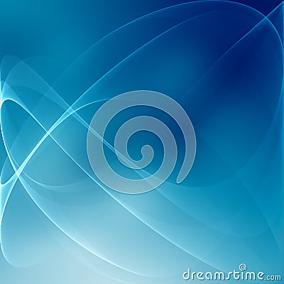 Blue Wavy Background Stock Photo