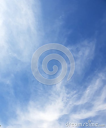 Blue and white angelic energy Stock Photo