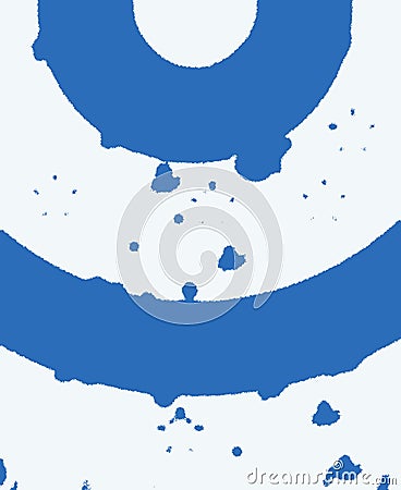 Blue and white circles Stock Photo