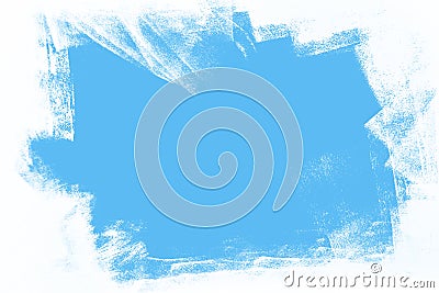 Blue and white hand painted background texture Stock Photo