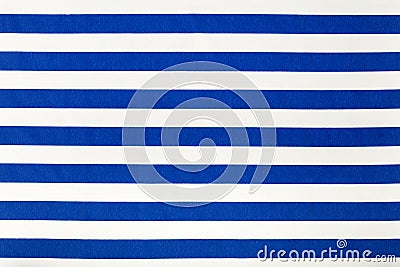 Blue and white stripes fabric pattern, background Stock Photo