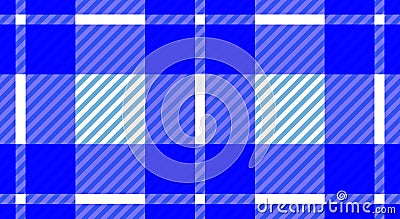 Blue and white tablecloth gingham checkered background.Texture f Stock Photo