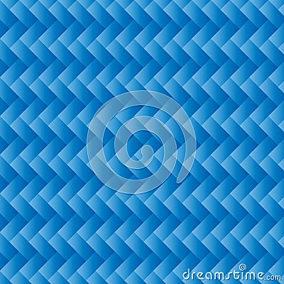 Blue Wicker Background Vector Illustration