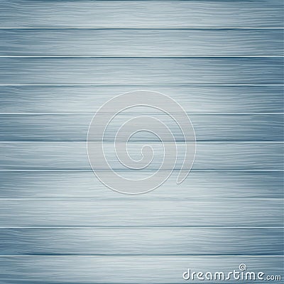 Blue wooden realistic table background template Vector Illustration