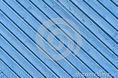 Blue wooden wall Stock Photo