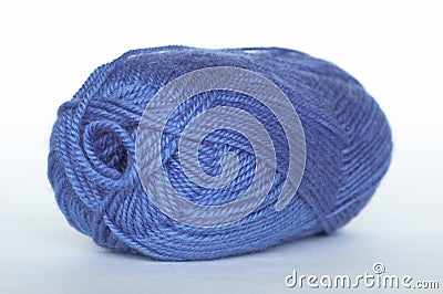 Blue yarn Stock Photo