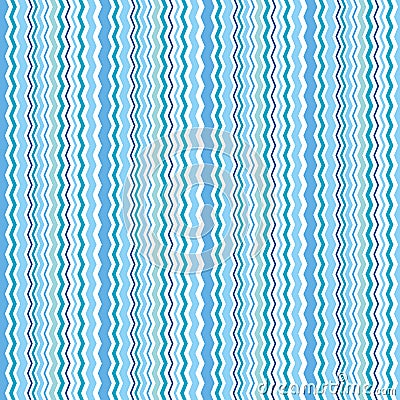 Blue zigzag stripe pattern Vector Illustration