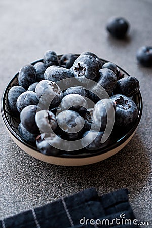 Blueberries / Fresh Raw Organic Berries or Blueberry Stock Photo