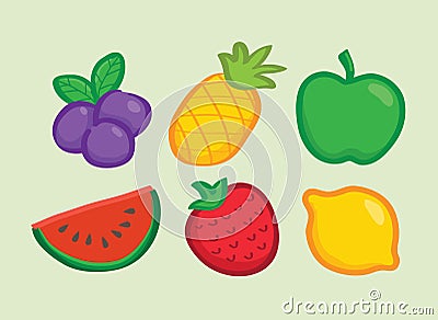 Blueberry fruit icon Stock Photo