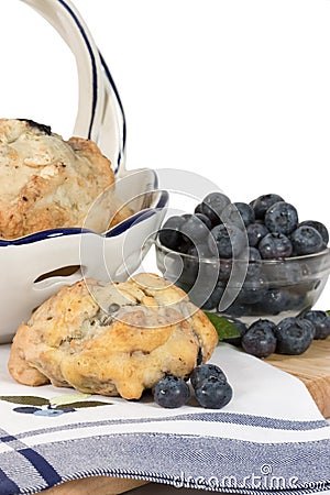 Blueberry Scone Stock Photo