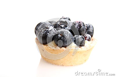 Blueberry tart Stock Photo