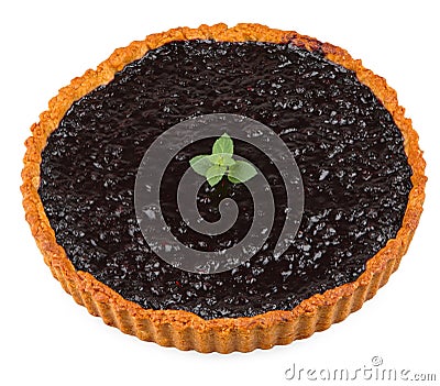 Blueberry tart Stock Photo