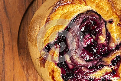 Blueberry Teacake Stock Photo